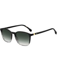 BOSS by HUGO BOSS Sonnenbrille aus Acetat mit Farbverlauf und 360-Grad-Scharnier - Schwarz