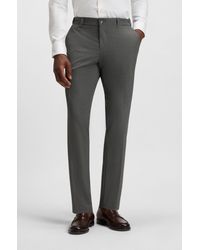 BOSS - Grey Men's Pants And Trousers Size 30r - Lyst