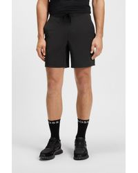 BOSS - Active Water-Repellent Shorts With Four-Way Stretch - Lyst