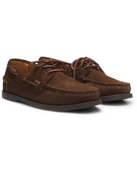 HUGO - Boat Shoes - Lyst