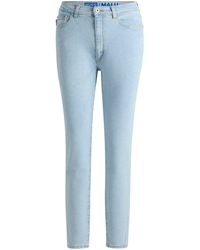 HUGO - Skinny-fit Jeans Van Aquablauw Stretchdenim - Lyst