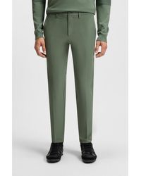 BOSS - Slim-Fit Trousers - Lyst