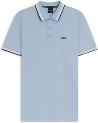 BOSS - Paddy-Polo Van Katoenpiqué - Lyst