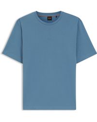 BOSS - Relaxed-Fit T-Shirt Aus Stretch-Baumwolle Mit Logo-Detail - Lyst