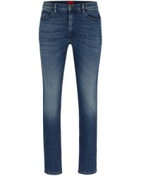 HUGO - Extra Slim-fit Jeans Van Blauw Stretchdenim - Lyst