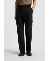 HUGO - Slim-Fit Cargo Trousers - Lyst