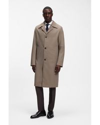 BOSS - Relaxed-Fit Water-Repellent Coat - Lyst