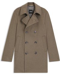 BOSS - Slim-Fit Caban Aus Woll-Mix Mit Kaschmir - Lyst