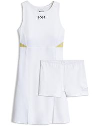 BOSS - Active Jurk Van Stretchjersey - Lyst