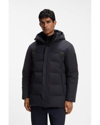 BOSS - Water-Repellent Parka Jacket With Down Filling - Lyst