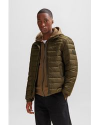 BOSS - Lightweight Padded Jacket With Water-repellent Finish - Lyst