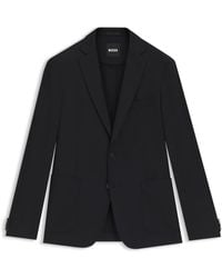 BOSS - Slim-Fit Colbert Van Hoogwaardige Stretchjersey - Lyst
