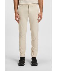BOSS - Slim-Fit Trousers - Lyst