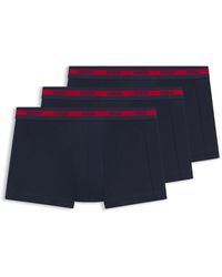 HUGO - Three-Pack Of Logo Trunks - Lyst