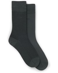 BOSS - Light Green Men's Business Socks Size 7-13 - Lyst