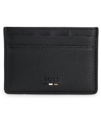 BOSS - Pasjeshouder Van Generfd Imitatieleer Met Signature-Stripe-Afwerking - Lyst