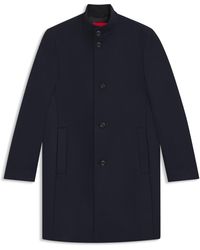 HUGO - Regular-Fit Mantel Aus Woll-Mix - Lyst