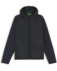 BOSS - Water-Repellent Jacket With Zipped Sleeve Pocket - Lyst