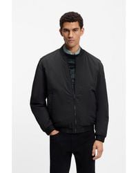 BOSS - Water-Repellent Bomber Jacket - Lyst