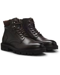 BOSS - Stivali Stringati - Lyst