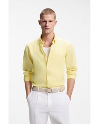 BOSS - Regular-Fit Button-Down Shirt - Lyst
