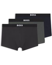BOSS - Three-Pack Of Trunks - Lyst