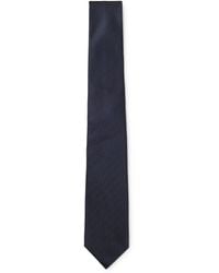 BOSS - Fischgrät-Jacquard-Krawatte Aus Reiner Italienischer Seide - Lyst