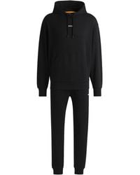 BOSS - Cotton-Terry Tracksuit Set With Contrast Logos - Lyst