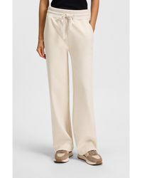 BOSS - Cotton-Jersey Tracksuit Bottoms With Double B Monogram - Lyst