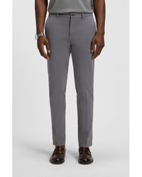 BOSS - Slim-Fit Trousers - Lyst