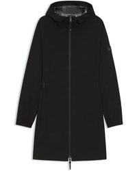 BOSS - Equestrian Waterproof Raincoat With Adjustable Rear Zips - Lyst