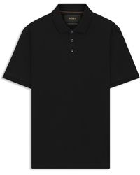 BOSS - Regular-Fit Poloshirt Aus Merzerisierter Italienischer Baumwolle - Lyst