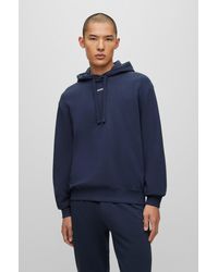 BOSS by HUGO BOSS - Cotton-terry Tracksuit With Contrast Branding - Lyst