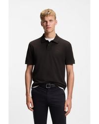BOSS - Cotton-Piqué Polo Shirt With Logo Detail - Lyst