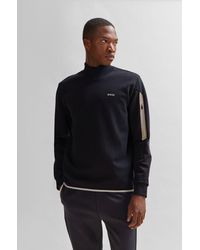 BOSS - Cotton-blend Sweatshirt With Hd Logo Print - Lyst