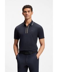 BOSS - Active Slim-Fit Polo Shirt - Lyst