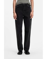 HUGO - Wide-Leg Loose-Fit Jeans - Lyst