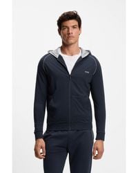 BOSS - Zip-Up Hoodie - Lyst
