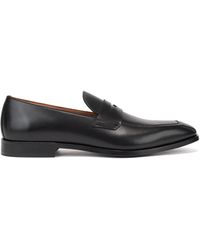 hugo boss black loafers