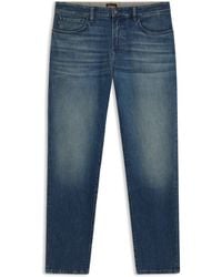 BOSS - Regular-Fit Maine-Jeans Van Comfortabel Blauw Stretchdenim - Lyst