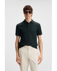 BOSS - Light Green Men's Polo Shirts Size L - Lyst