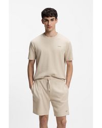 HUGO - Cotton-Blend Pyjama Top - Lyst