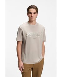 BOSS - Porsche X T-Shirt With Gloss Artwork - Lyst