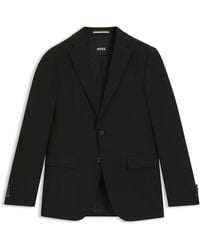 BOSS - Veste De Costume Slim En Laine Mélangée - Lyst