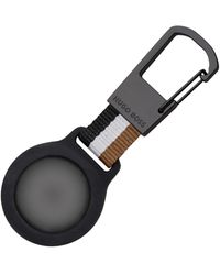 BOSS - Signature-Stripe Key Ring With Airtag Holder - Lyst