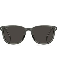 BOSS - Zonnebril Van Acetaat Met Transparant Effect - Lyst