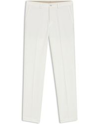 BOSS - Slim-Fit Cotton-Blend Trousers - Lyst
