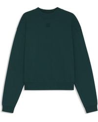 HUGO - Relaxed-Fit Sweatshirt Aus Baumwoll-Terry Mit Stack-Logo-Stickerei - Lyst