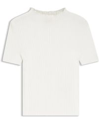 HUGO - Trui Met Onregelmatige Ribstructuur En Hoge Hals - Lyst