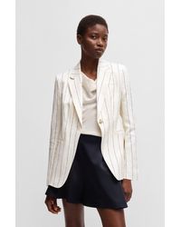 BOSS - Patterned Women's Tailored Jackets Size 4 - Lyst